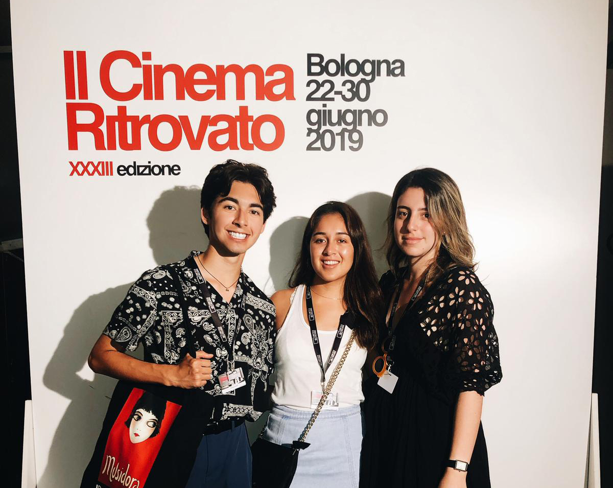 Students at Il Cinema Ritrovato