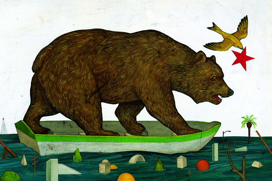 Illustration of brown bear